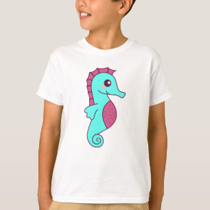 Camiseta Cavalo-marinho Ros Animais De Cavalo Submarino Na
