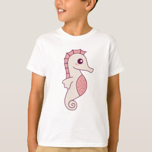 Camiseta Cavalo-marinho Ros Animais De Cavalo Submarino Na