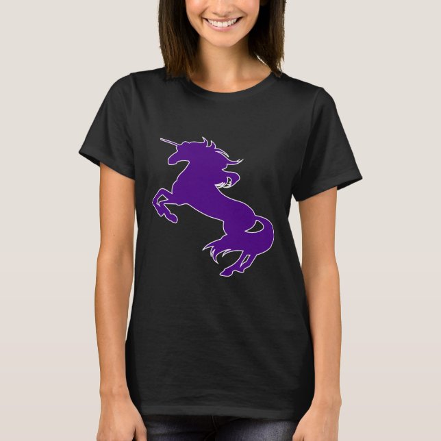 Camiseta Cavalo-marinho Roxo (Frente)