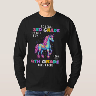 Camiseta Cavalo-marinho Tchau 3ª Série Cuidado 4ª Série Aqu