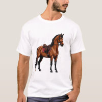 Cavalo Marrom Elegante