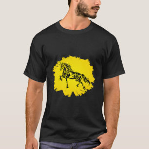 Camiseta Cavalo Motif Elegante Mono Colorida Cavalos Amante