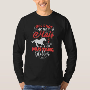 Camiseta Cavalo Mustang Dizendo Garotas Presentes Cavalo