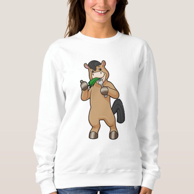 Camiseta Cavalo na Comida de Vegan (Frente)