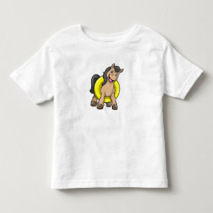 Camiseta Cavalo na Praia com Boia