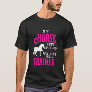 Camiseta Cavalo não mimado