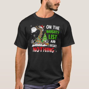 Camiseta Cavalo Natal Na Lista Travessa E Não Me Arrependo