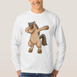Camiseta Cavalo no laboratório de dança de salto