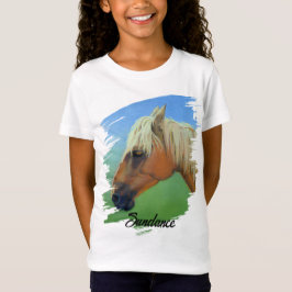 Camiseta Cavalo Palomino Lindo -Personalize para o seu Pet