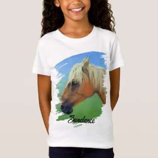 Camiseta Cavalo Palomino Lindo -Personalize para o seu Pet