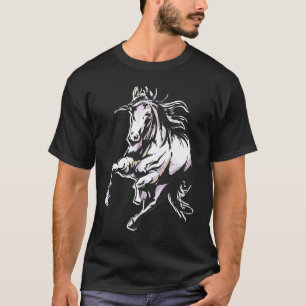 Camiseta Cavalo para amantes de cavalos cavaleiros