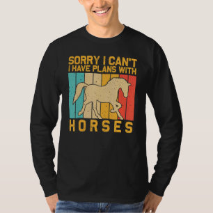 Camiseta Cavalo Para Cavalos Homens Corridas De Cavalos