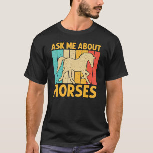 Camiseta Cavalo Para Cavalos Homens Corridas De Cavalos