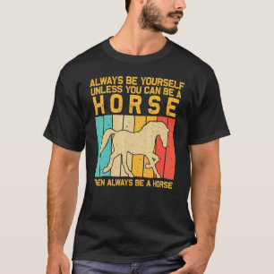 Camiseta Cavalo Para Homens Mulheres Cavalo Corrida de Ca