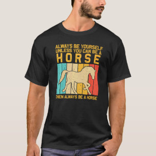 Camiseta Cavalo Para Homens Mulheres Cavalo Corrida de Cav