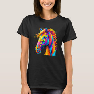 Camiseta Cavalo para Meninos Mulheres Criança Apenas Uma Me