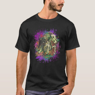 Camiseta Cavalo Pesadelo Fogo Queimada Abraçador de Árvores
