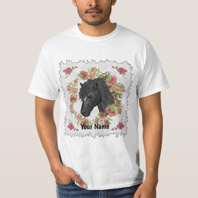 Camiseta Cavalo Preto Bellflower (Frente)