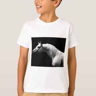 Camiseta Cavalo Preto e Branco