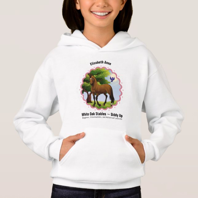 Camiseta Cavalo puro-sangue na pastagem (Frente)