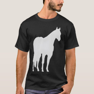 Camiseta Cavalo Quarto Silhouette Stock Horse Silhouette fu