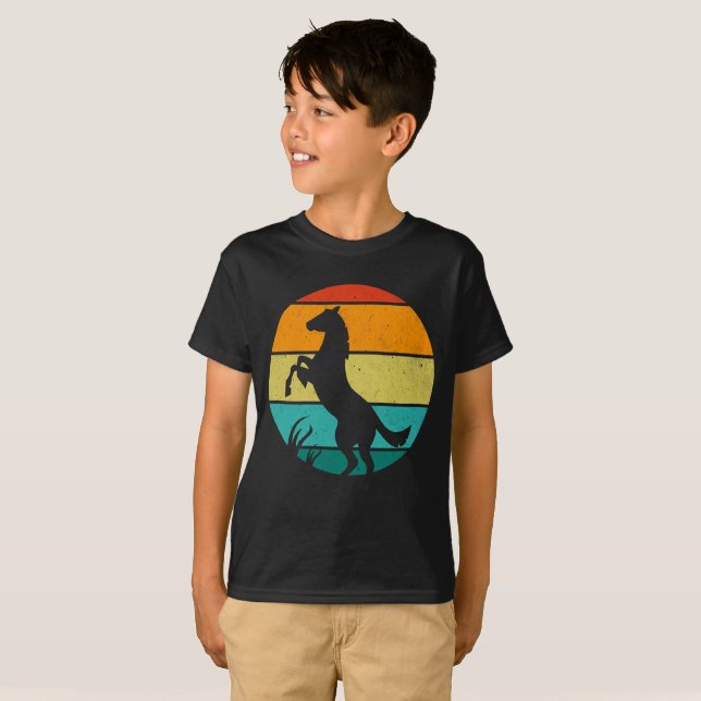 Camiseta Cavalo Retro (Frente Completa)