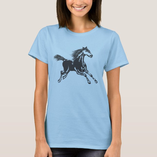 Camiseta cavalo selvagem (Frente)
