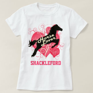 Camiseta Cavalo Shackleford personalizado amante