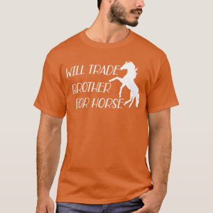 Camiseta Cavalo Trocará irmão por cavalo