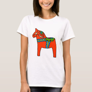 Camiseta Cavalo vermelho de Dala