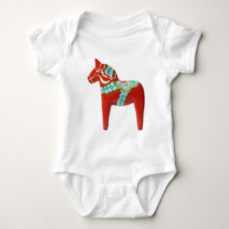 Camiseta Cavalo vermelho de Dala do sueco