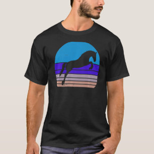 Camiseta Cavalo Vintage Cavalo Retro Cavalo Silhoule Animal