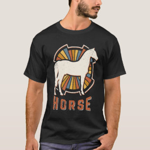Camiseta Cavalo Vintage Clássico Retro Amor Animal