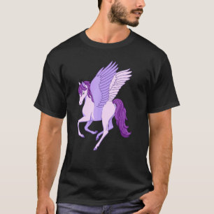 Camiseta Cavalo Voador Pretty Purple Pegasus