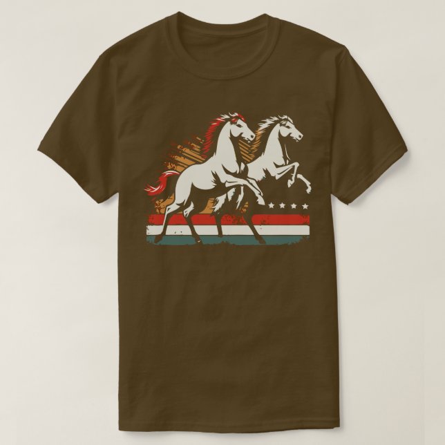 Camiseta Cavalos (Frente do Design)