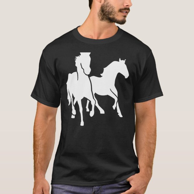 Camiseta Cavalos a correr (Frente)