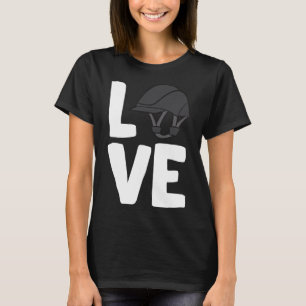 Camiseta Cavalos Adoram Capacete Equestre Eu Adoro Rid Hors