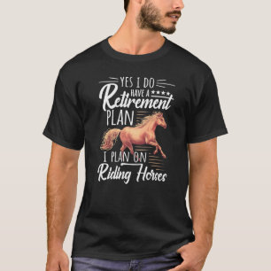 Camiseta Cavalos Analíticos do Plano de Aposentação do Cava