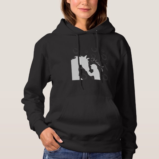 Camiseta Cavalos Andando Cavalos Senhoras Para Cavaleiro (Frente)