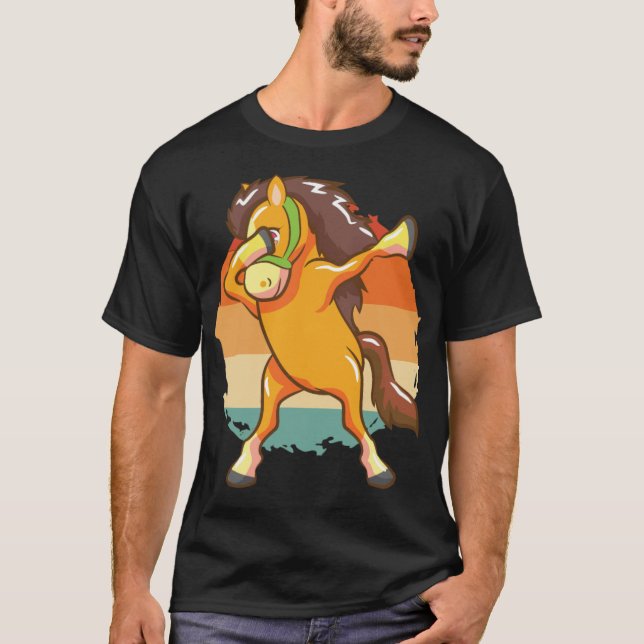 Camiseta Cavalos, bonitinho, espetáculo de presentes de pre (Frente)