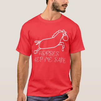 Camiseta Cavalos Cavalos Andando amigos