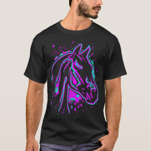 Camiseta Cavalos Cavalos Rosa