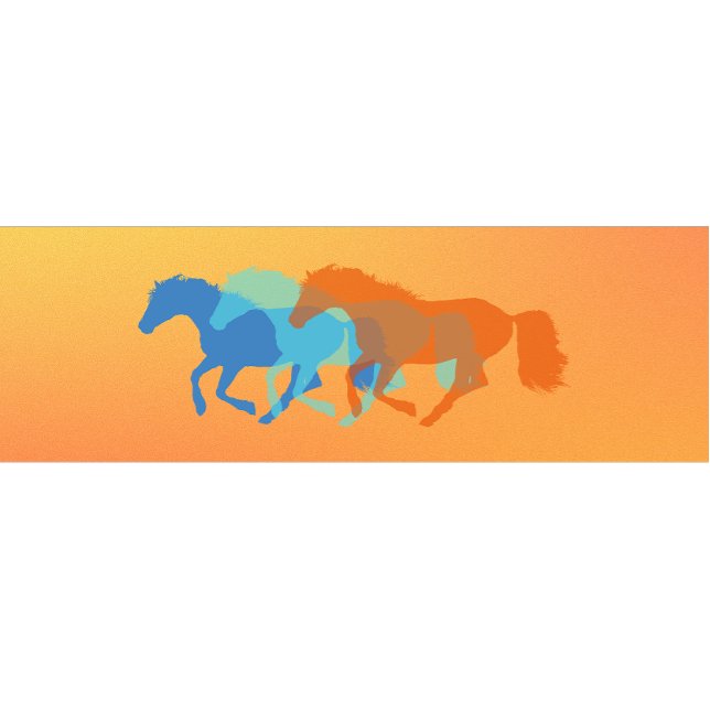 Camiseta Cavalos Coloridos Correndo (Criador carregado)