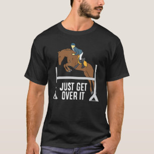 Camiseta Cavalos de Amor Equestre Equestres do Jumper Hunte