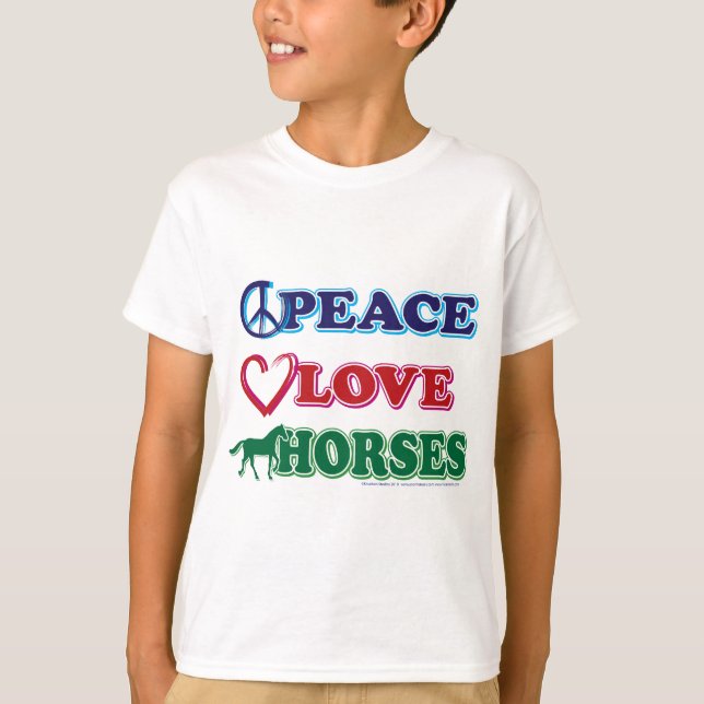 Camiseta Cavalos de Amor-Paz (Frente)