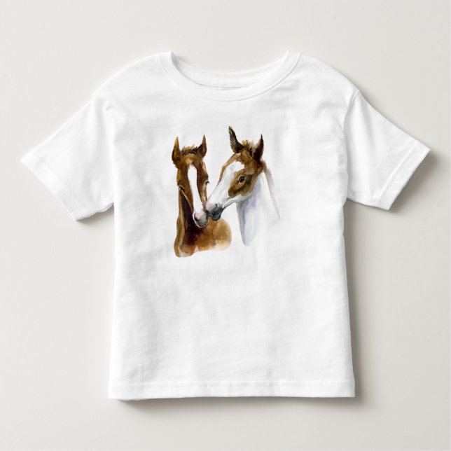 Camiseta Cavalos de Bebê (Frente)