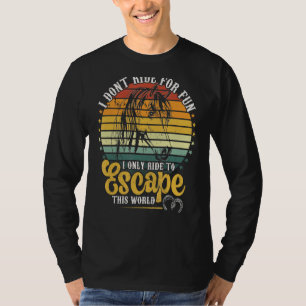 Camiseta Cavalos de Corrida para Fugir deste Mundo