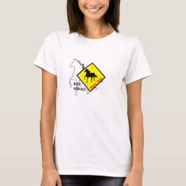 Camiseta Cavalos de Gal Ride e Festa do Cavalo Preto / Rode