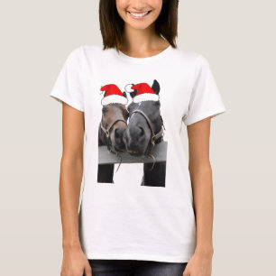 Camiseta Cavalos de Natal