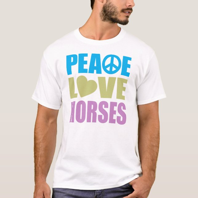 Camiseta Cavalos de Paz e Amor (Frente)